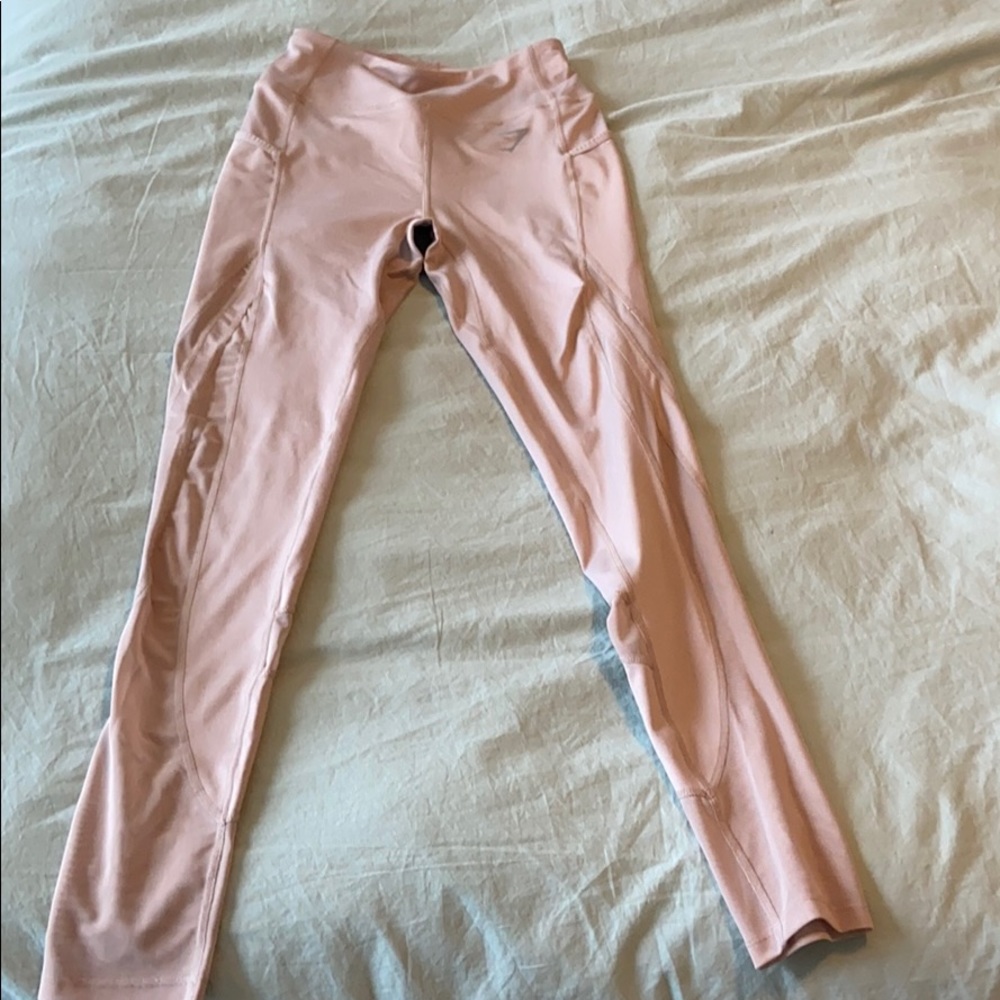 Gymshark mesh leggings with phone pocket